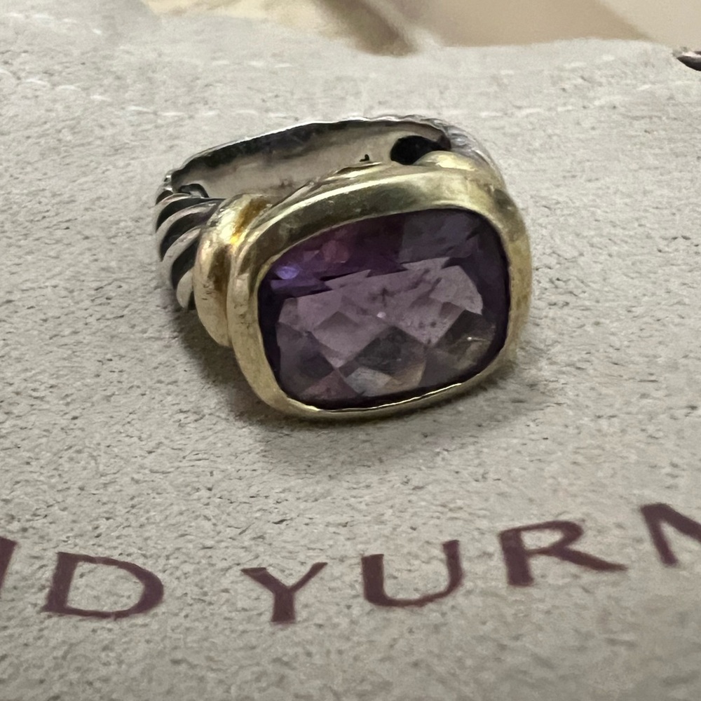 David Yurman Noblesse Amethyst Ring size 7